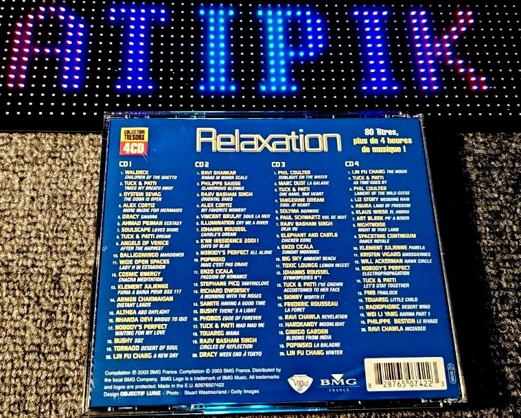 ♦ Coffret 4 CD Relaxation - 80 Titres - Ravi Shankar, Tangerine Dream🦊 – photo 2